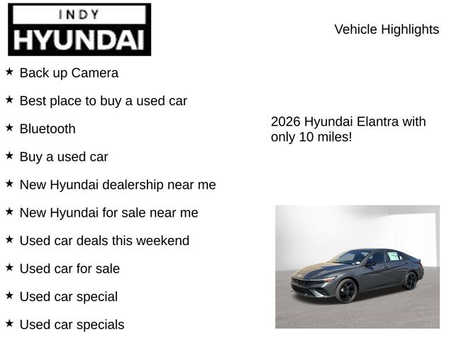 New 2026 Hyundai Elantra Hybrid For Sale in Indianapolis, IN
