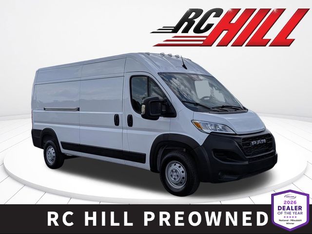Bright White Clearcoat 2023 RAM ProMaster 2500 159 High Roof Cargo Van FWD Van Front-Wheel Drive 9-Speed Automatic