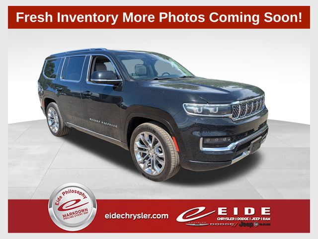 Diamond Black Crystal Pearlcoat 2023 Jeep Grand Wagoneer SUV / Crossover Four-Wheel Drive 8-Speed Automatic