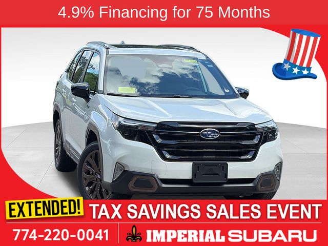 Crystal White Pearl 2026 Subaru Forester Hybrid SUV / Crossover All-Wheel Drive Continuously Variable Transmission