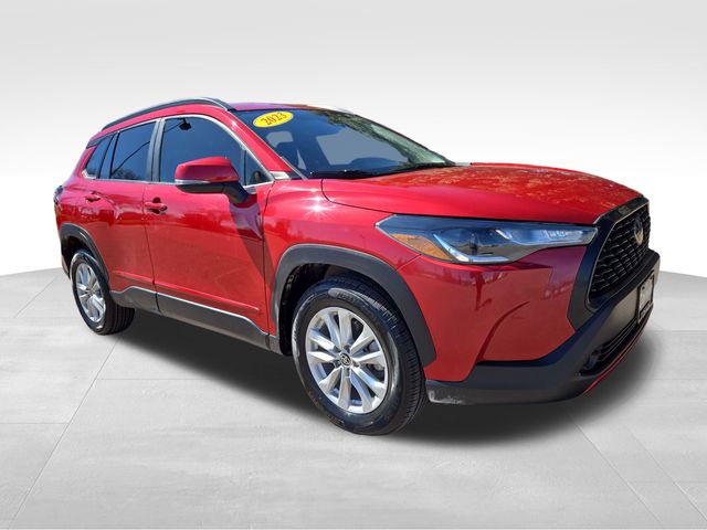 Barcelona Red Metallic 2023 Toyota Corolla Cross LE FWD SUV / Crossover Front-Wheel Drive Continuously Variable Transmission