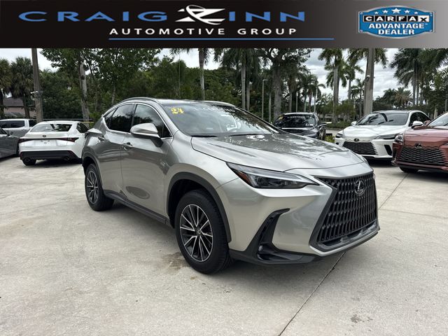 Silver 2024 Lexus NX Hybrid SUV / Crossover All-Wheel Drive Continuously Variable Transmission
