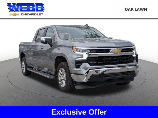 Sterling Gray Metallic 2023 Chevrolet Silverado 1500 Pickup Truck Four-Wheel Drive Automatic