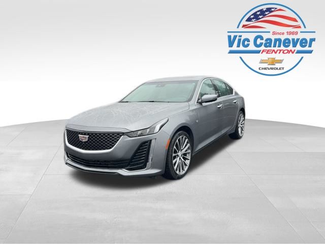 Gray (Satin Steel Metallic) 2020 Cadillac CT5 Premium Luxury Sedan AWD Sedan All-Wheel Drive Automatic