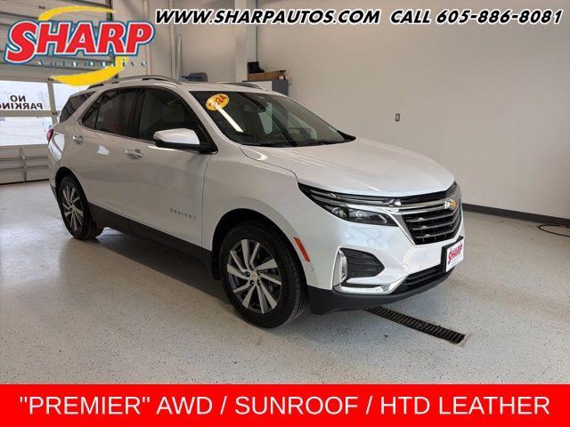 White (Iridescent Pearl Tricoat) 2024 Chevrolet Equinox Premier AWD with 1LZ SUV / Crossover Four-Wheel Drive 6-Speed Automatic Overdrive