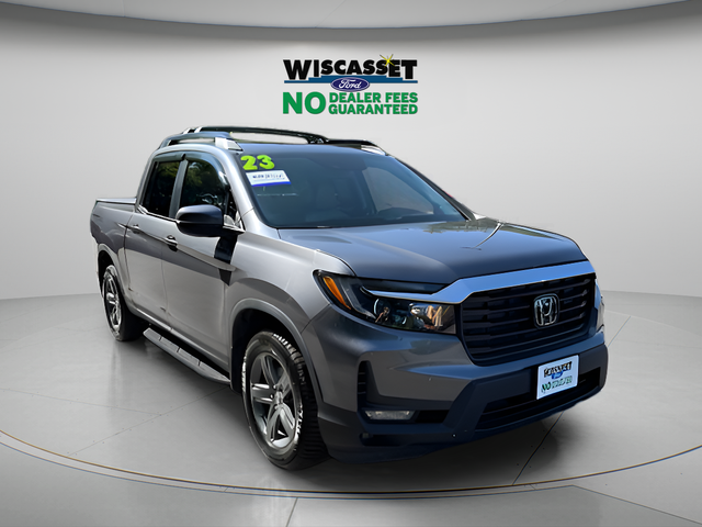 Gray 2023 Honda Ridgeline Pickup Truck All-Wheel Drive 9-Speed Automatic