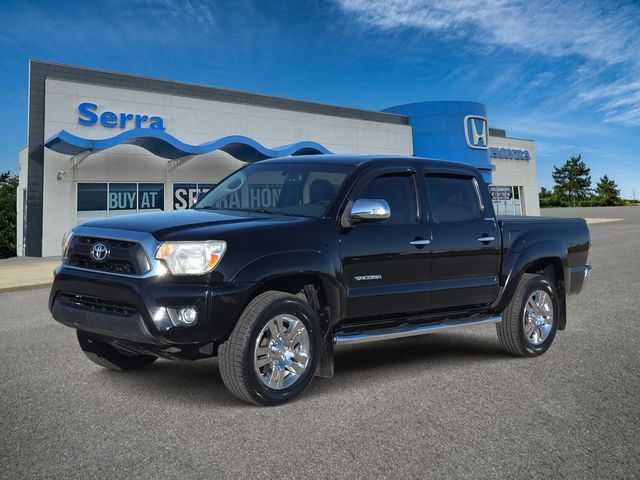 Black 2014 Toyota Tacoma Double Cab SB V6 4WD Pickup Truck Four-Wheel Drive 5-Speed Automatic