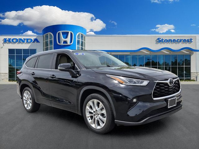 Midnight Black Metallic 2020 Toyota Highlander SUV / Crossover Front-Wheel Drive 8-Speed Automatic