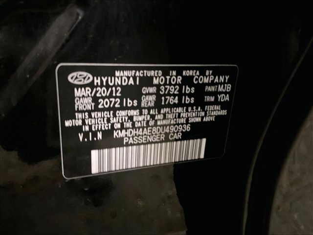 2013 Hyundai Elantra GLS Black at Klick Lewis Buick Chevrolet