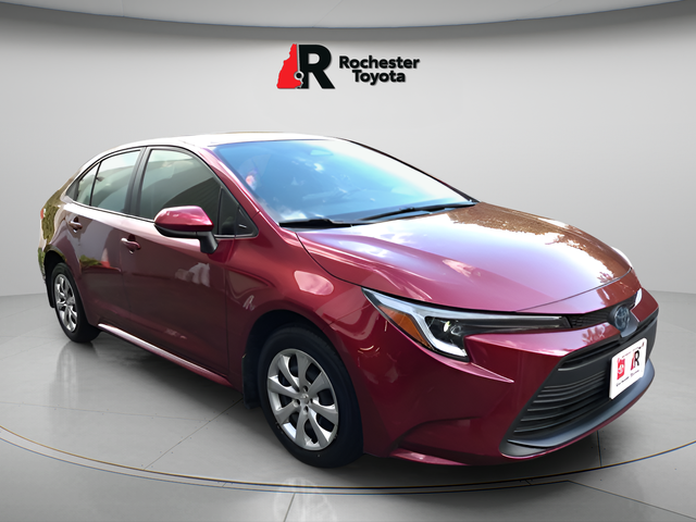Red (Ruby Flare Pearl) 2025 Toyota Corolla Hybrid Sedan Front-Wheel Drive Continuously Variable Transmission
