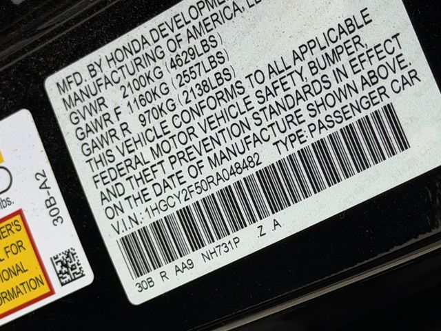 2024 Honda Accord Hybrid Sport Black at DeMontrond Gulf Freeway