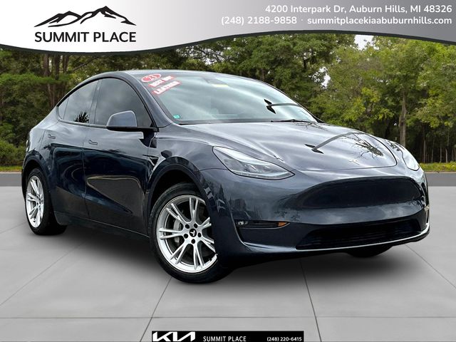 Gray 2023 Tesla Model Y SUV / Crossover All-Wheel Drive 1-Speed Automatic