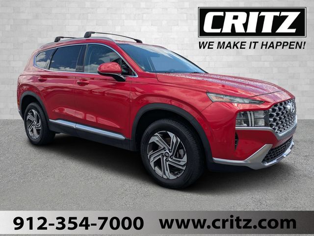 Calypso Red 2022 Hyundai Santa Fe SUV / Crossover All-Wheel Drive 8-Speed Automatic