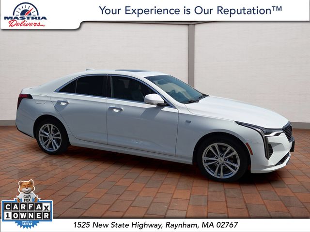 Summit White 2024 Cadillac CT4 Luxury AWD Sedan All-Wheel Drive 8-Speed Automatic