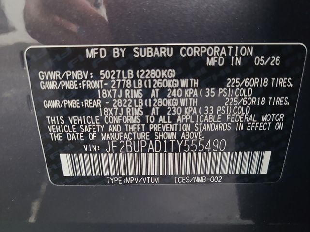 2026 – Subaru – Outback