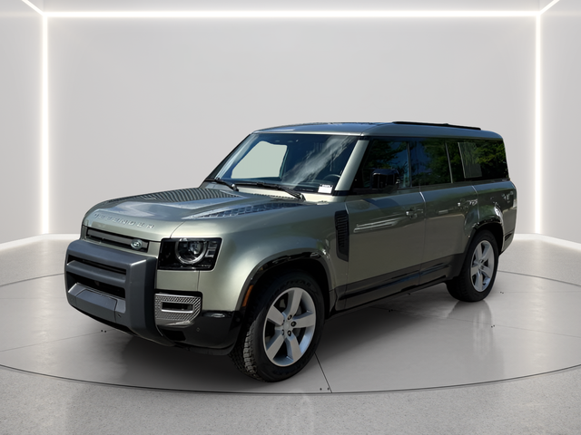 Pangea Green Metallic 2025 Land Rover Defender 130 P400 X-Dynamic SE AWD SUV / Crossover All-Wheel Drive 8-Speed Automatic