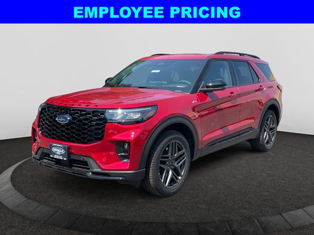 Red Metallic 2026 Ford Explorer SUV / Crossover All-Wheel Drive Automatic
