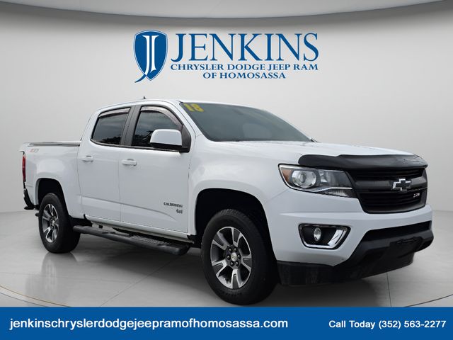 Summit White 2018 Chevrolet Colorado Pickup Truck Four-Wheel Drive 8-Speed Automatic
