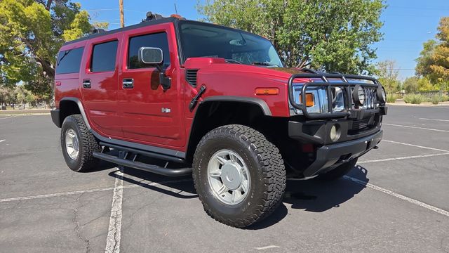 Red Metallic 2003 Hummer H2 SUV / Crossover Four-Wheel Drive Automatic