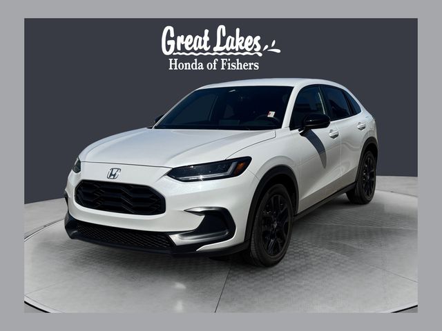 Platinum White Pearl 2024 Honda HR-V Sport AWD SUV / Crossover All-Wheel Drive Continuously Variable Transmission