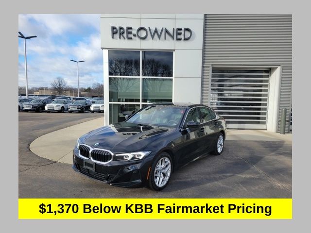 Jet Black 2026 BMW 3 Series 330i xDrive Sedan All-Wheel Drive 8-Speed Automatic