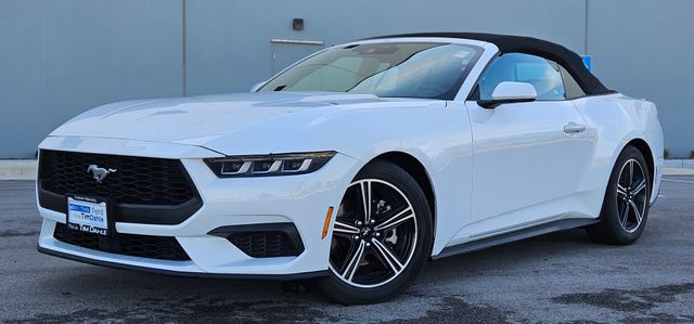 Oxford White 2024 Ford Mustang EcoBoost Premium Convertible RWD Convertible Rear-Wheel Drive Automatic