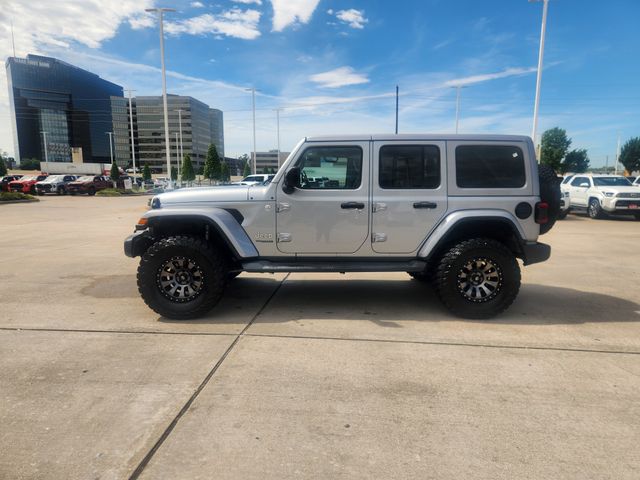 2018 Jeep Wrangler Unlimited Sahara Silver at Autostrade