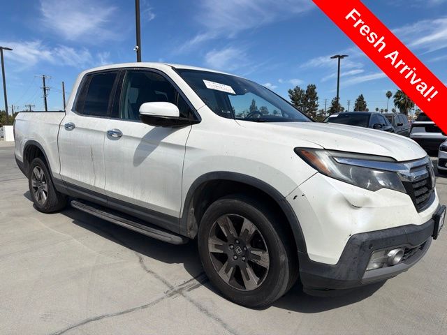 White 2018 Honda Ridgeline Pickup Truck All-Wheel Drive 6-Speed Automatic