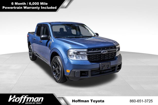 Blue Metallic 2024 Ford Maverick XLT SuperCrew AWD Pickup Truck All-Wheel Drive 8-Speed Automatic