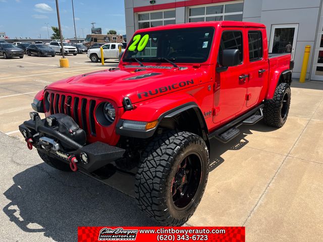 Firecracker Red Clearcoat 2020 Jeep Gladiator Pickup Truck Four-Wheel Drive 8-Speed Automatic