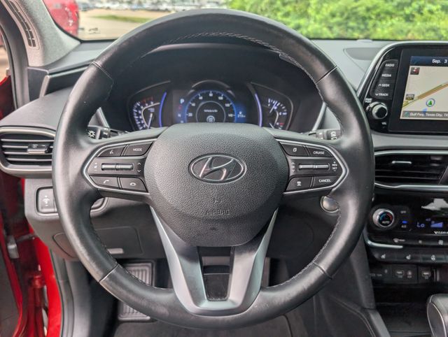 2020 Hyundai Santa Fe Limited Orange at DeMontrond Gulf Freeway