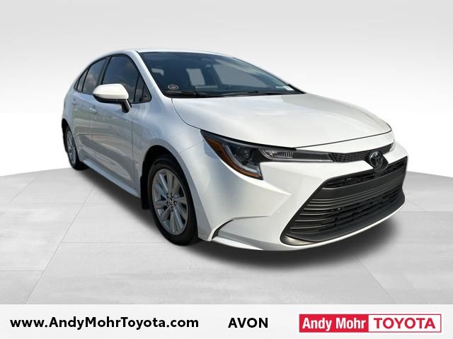 Ice Cap 2025 Toyota Corolla LE FWD Sedan Front-Wheel Drive Continuously Variable Transmission