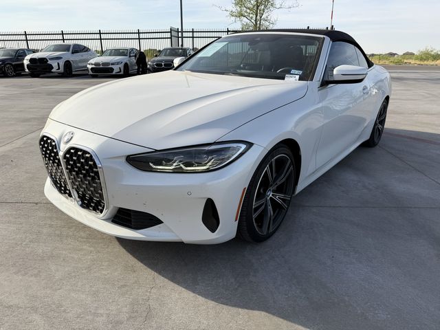 Mineral White Metallic 2024 BMW 4 Series 430i Convertible RWD Convertible Rear-Wheel Drive 8-Speed Automatic