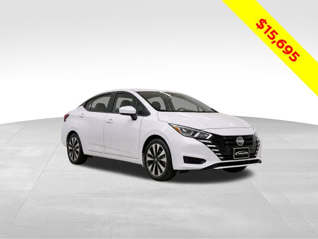 Pearl 2023 Nissan Versa Sedan Front-Wheel Drive Continuously Variable Transmission
