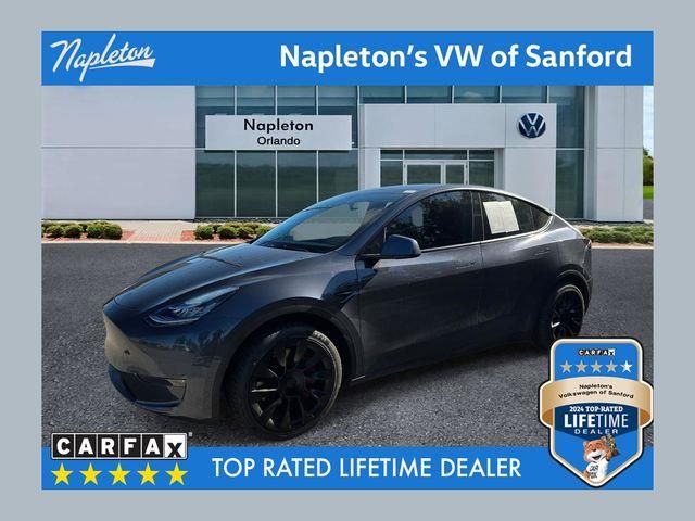 Gray 2023 Tesla Model Y SUV / Crossover All-Wheel Drive 1-Speed Automatic