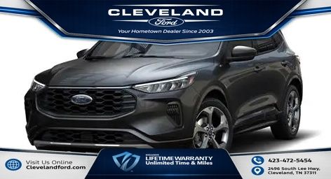 Black Metallic 2024 Ford Escape SUV / Crossover Front-Wheel Drive 8-Speed Automatic