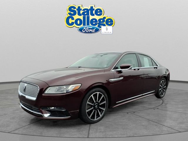 Red (Burgundy) 2017 Lincoln Continental Reserve AWD Sedan All-Wheel Drive 6-Speed Automatic