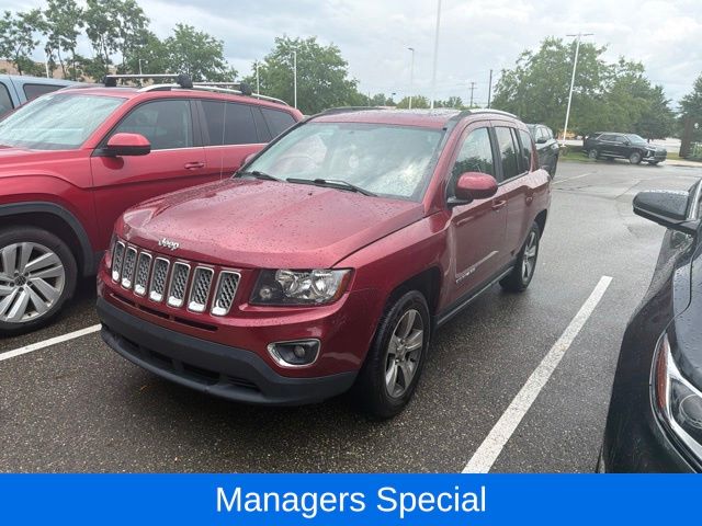 Deep Cherry Red Crystal Pearlcoat 2016 Jeep Compass SUV / Crossover Four-Wheel Drive 6-Speed Automatic