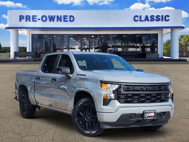 2024 Chevrolet Silverado 1500 Custom Gray at Classic Elite Chevrolet Hwy 6