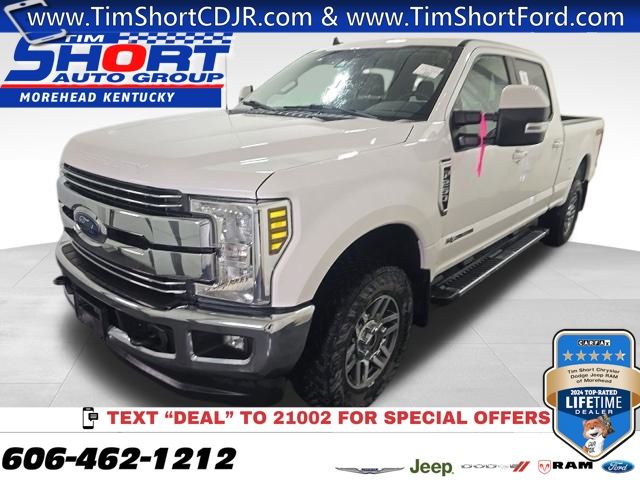 White Platinum Metallic Tri-Coat 2019 Ford F-250 Super Duty Pickup Truck Four-Wheel Drive 6-Speed Automatic