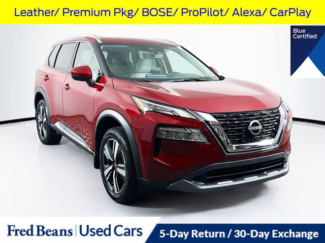 Red (Scarlet Ember Tintcoat) 2023 Nissan Rogue SL AWD SUV / Crossover All-Wheel Drive Continuously Variable Transmission