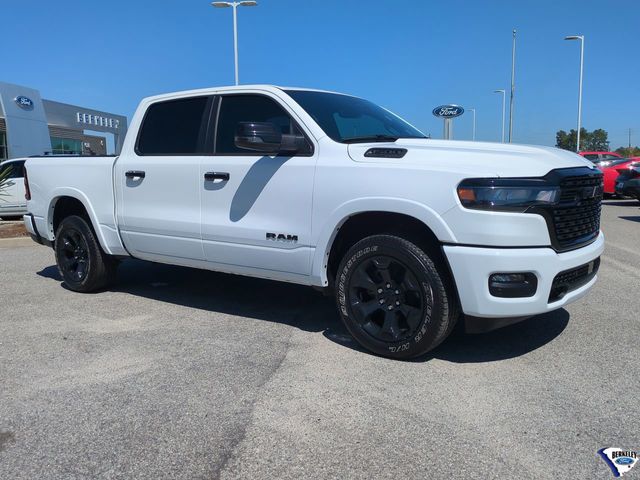 Bright White Clearcoat 2025 RAM 1500 Big Horn Crew Cab RWD Pickup Truck 4X2 8-Speed Automatic