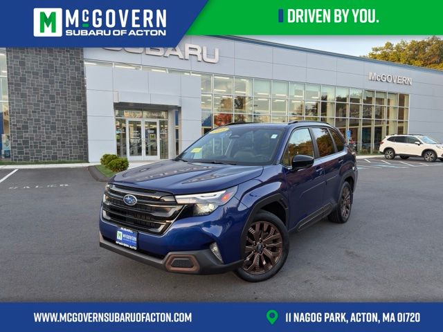 Sapphire Blue Pearl 2025 Subaru Forester SUV / Crossover All-Wheel Drive Continuously Variable Transmission