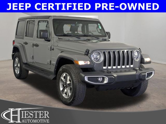 Sting-Gray Clearcoat 2022 Jeep Wrangler Unlimited Sahara 4WD SUV / Crossover Four-Wheel Drive 8-Speed Automatic