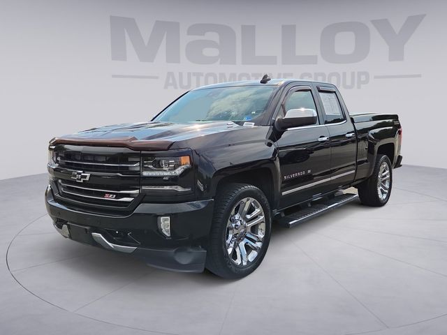 Black 2016 Chevrolet Silverado 1500 Pickup Truck Four-Wheel Drive 8-Speed Automatic Overdrive