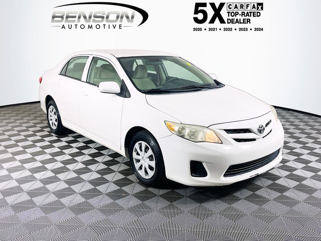 Super White 2012 Toyota Corolla L Sedan Front-Wheel Drive 4-Speed Automatic