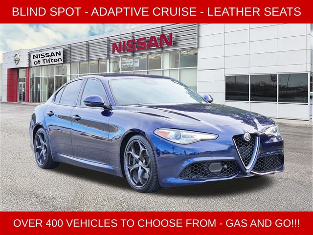 Montecarlo Blue Metallic 2017 Alfa Romeo Giulia Ti RWD Sedan Rear-Wheel Drive 8-Speed Automatic