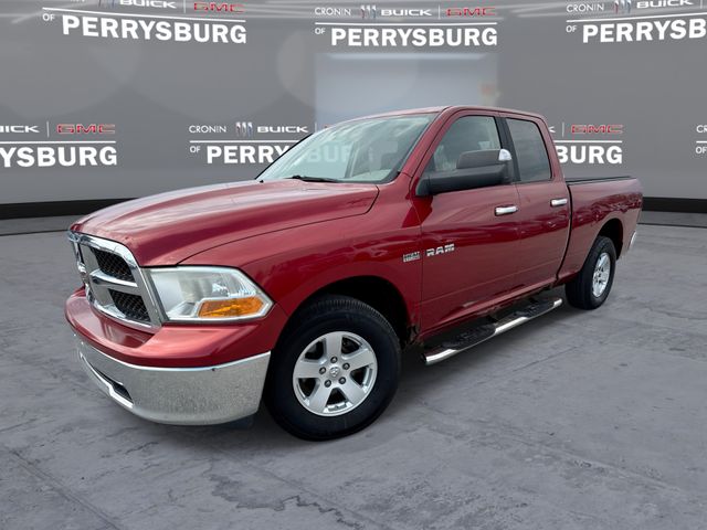 Inferno Red Crystal Pearlcoat 2009 Dodge RAM 1500 SLT Quad Cab 4WD Pickup Truck Four-Wheel Drive 5-Speed Automatic