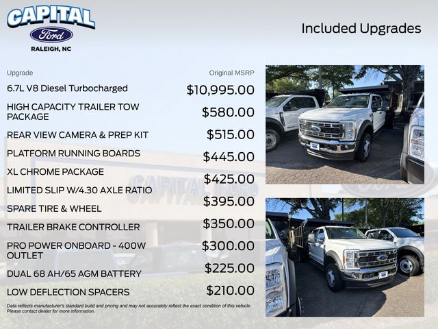 New 2026 White Ford 12FT DUMP/HIGH SIDES image 3