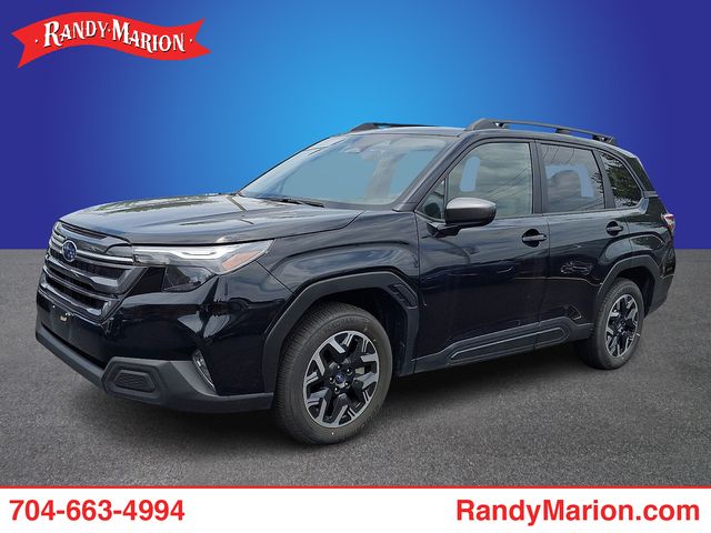 Crystal Black Silica 2025 Subaru Forester Premium Crossover AWD SUV / Crossover All-Wheel Drive Continuously Variable Transmission
